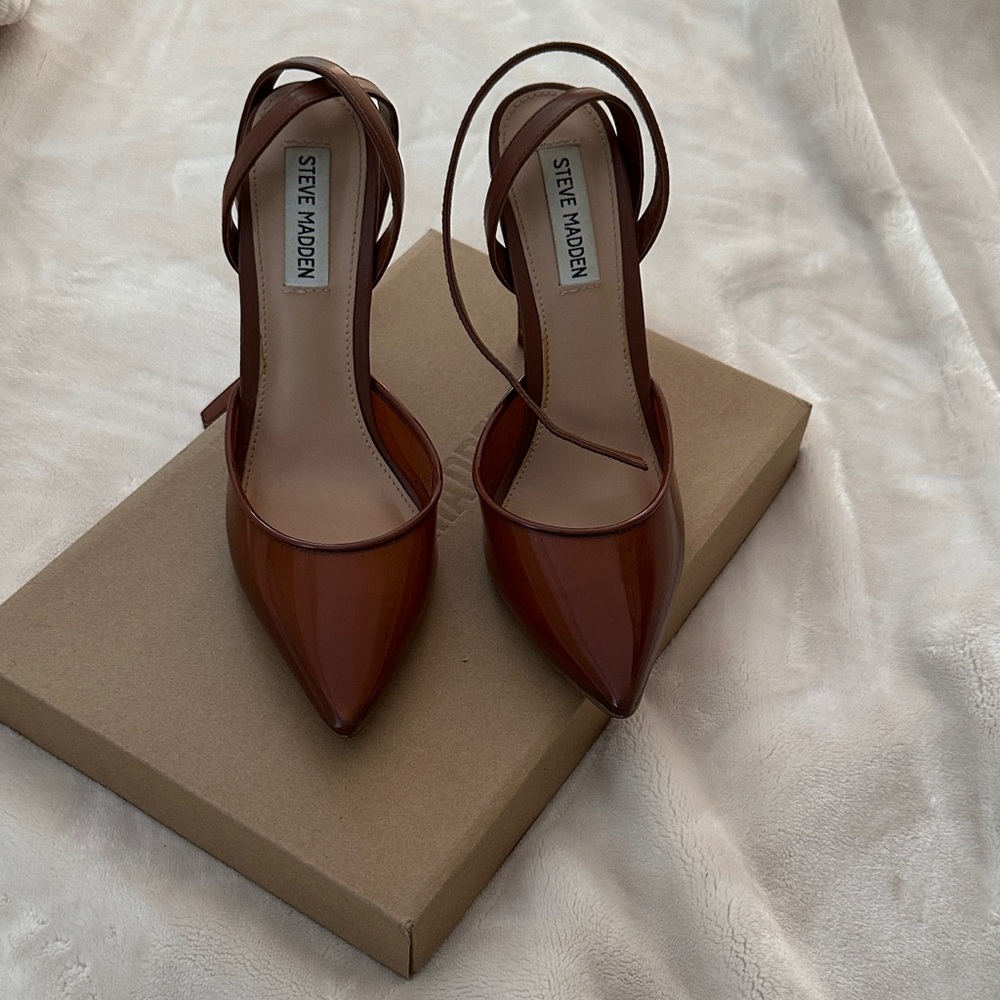 Steve Madden Women's Tan Strappy Heels
